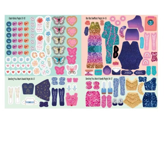 NEW TAYLOR SWIFT Sticker Book - 500 Reusable DRESS UP Stickers ERAS TOUR BOOK! - Picture 2 of 6